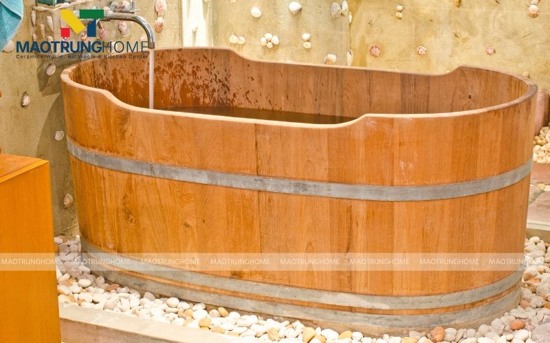 Bồn tắm gỗ