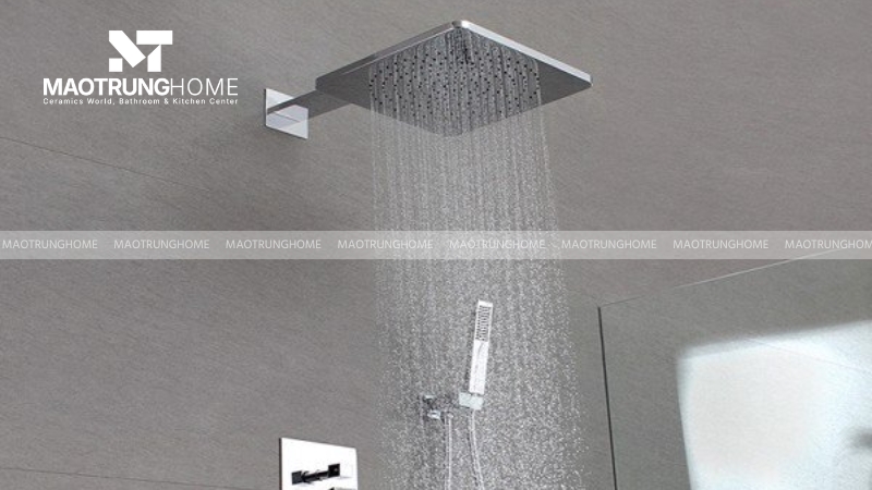 Dựa vào áp lực nước thực tế tại nhà