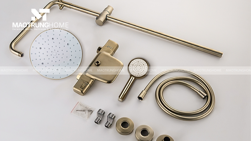 Cấu tạo cơ bản của một bộ vòi sen tắm
