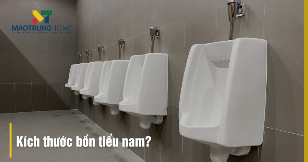 Kích thước bồn tiểu nam