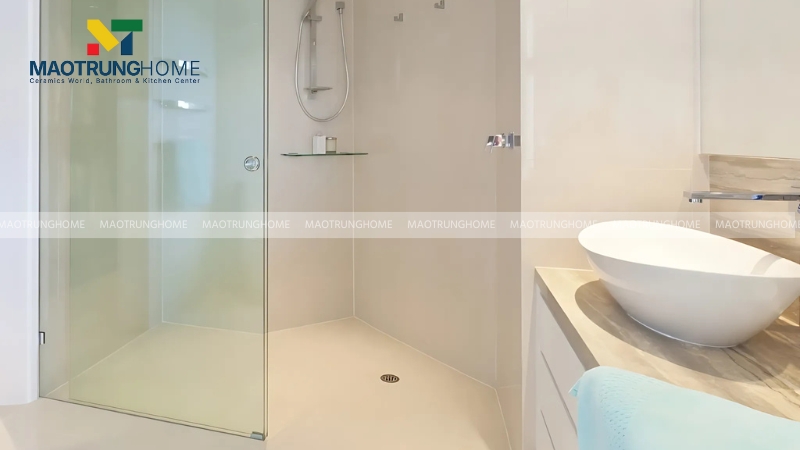 Cửa trượt lùa là giải pháp lý tưởng cho những phòng tắm nhỏ hẹp