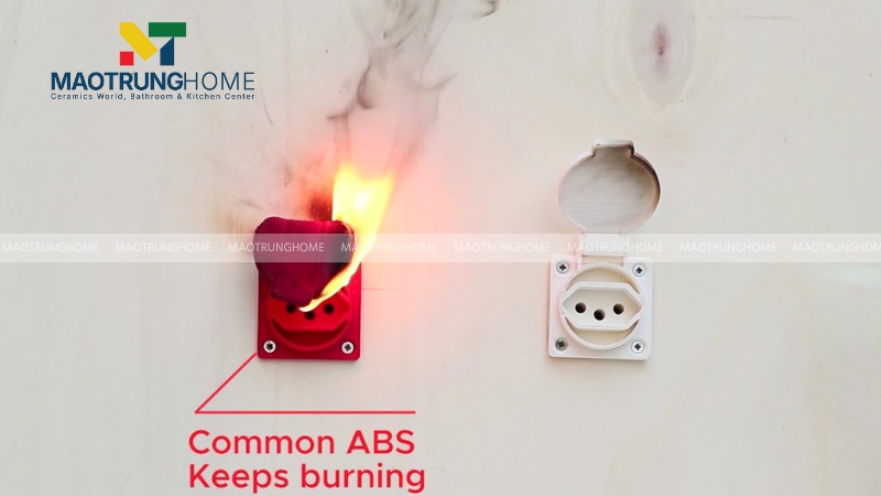 Nhược điểm của nhựa ABS.