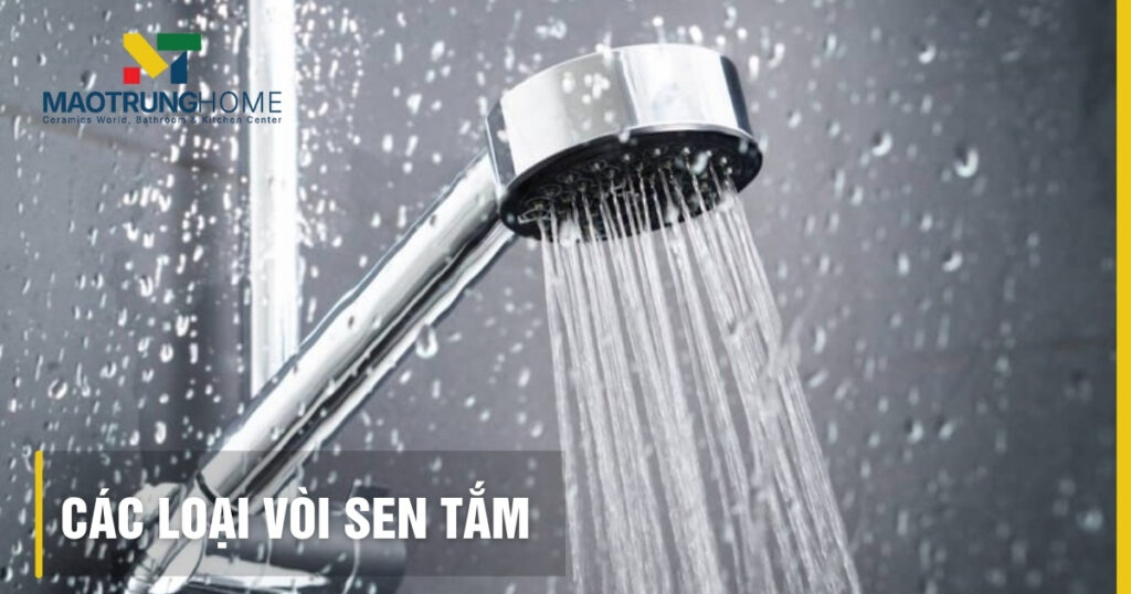 Các loại vòi sen tắm
