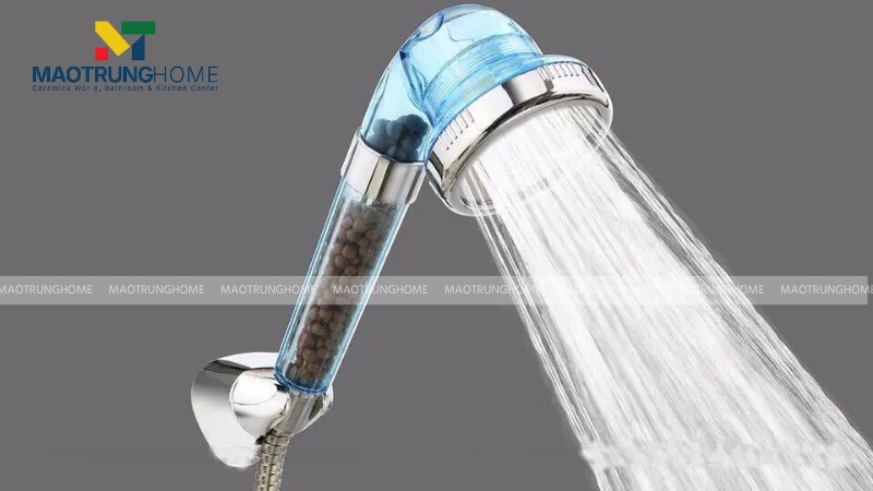 Vòi sen tăng áp giúp tăng áp suất đầu ra lên gấp 2-3 lần so với vòi thường