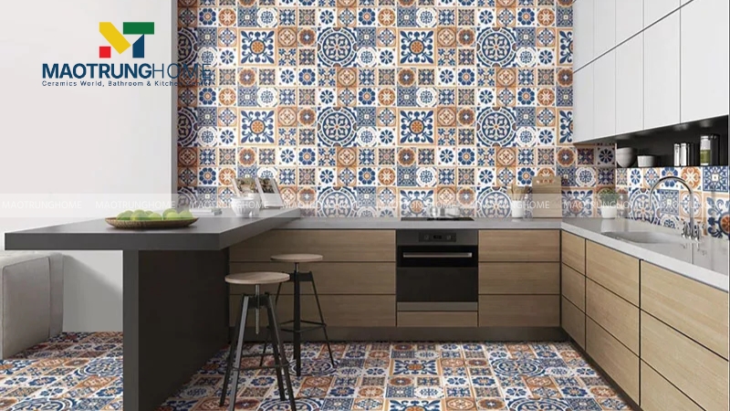 Gạch bông cho phòng bếp