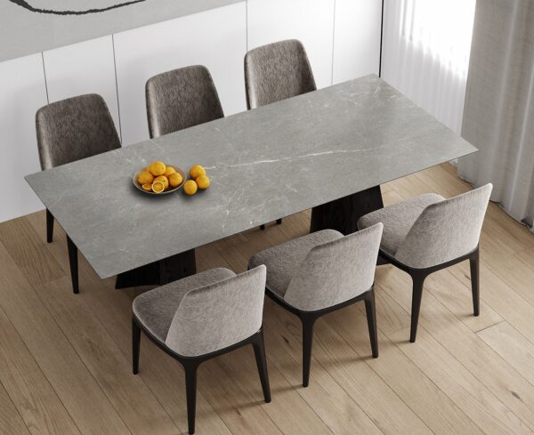 Đá Glenveal Slabstone Gris SM06 làm nổi bật không gian sang trọng của nhà bếp