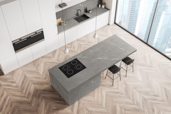 Đá Glenveal Slabstone Gris SM06 phù hợp với nhiều không gian trong nhà