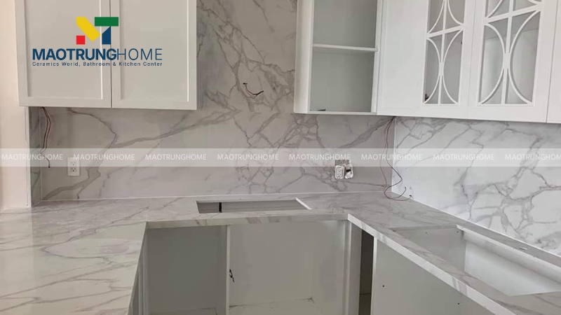 Ron gạch bếp không bị ố vàng