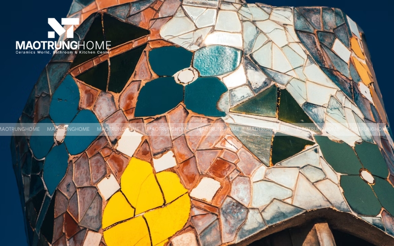 Gạch mosaic vảy cá