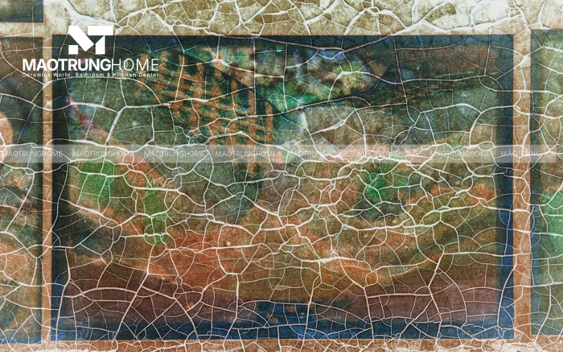 Gạch mosaic vảy cá độc đáo 