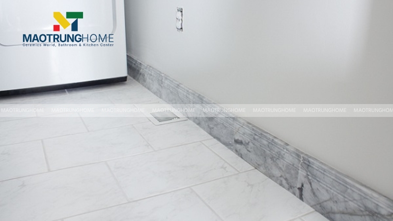 Lớp gạch ốp tạo ra một hàng rào bảo vệ vững chắc