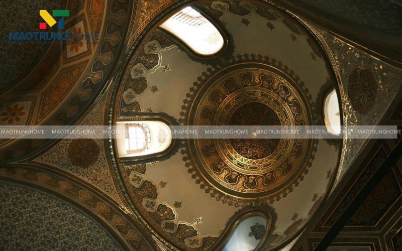 Gạch giả giếng trời sang trọng