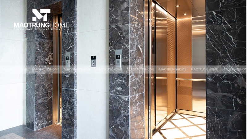 Gạch hiệu ứng kim loại 