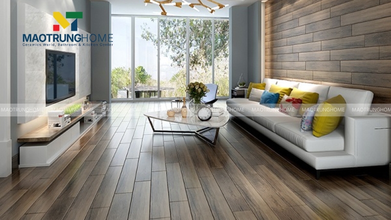 Gạch ốp tường có độ bền vượt trội hơn sơn nước