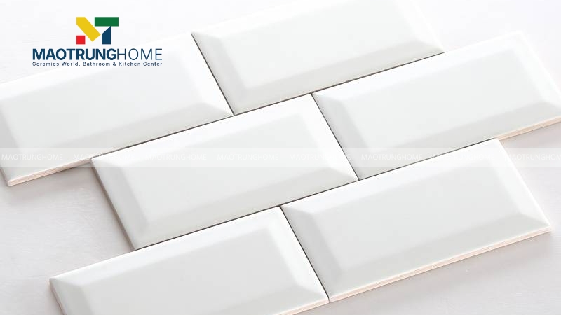 Gạch thẻ có hình dáng chữ nhật với kích thước đa dạng