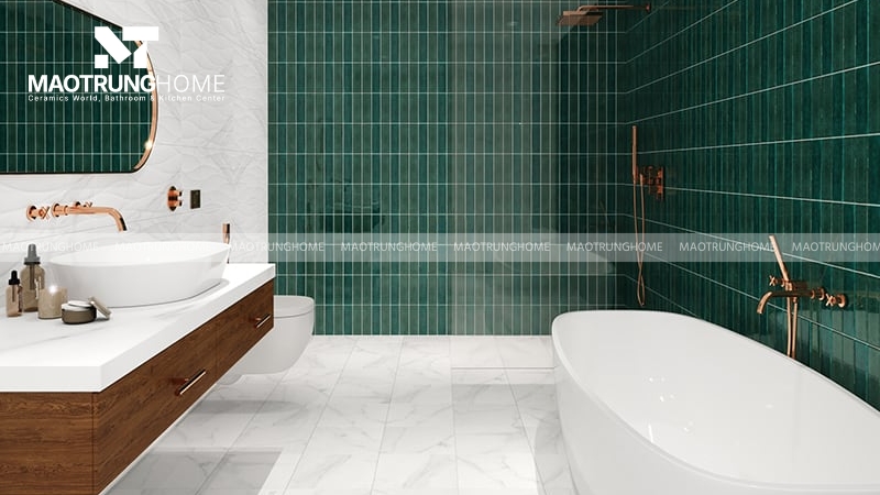 Gạch ốp tường cho phòng tắm và nhà vệ sinh