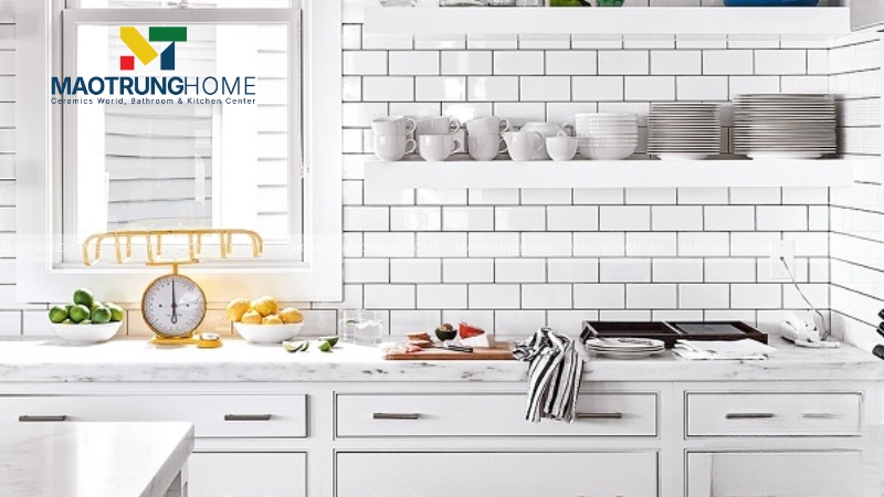 Gạch ốp tường cho phòng bếp