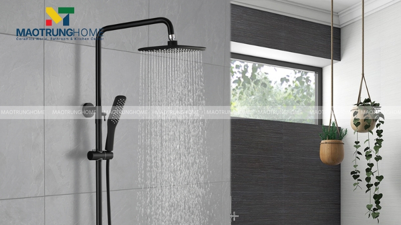 Lắp đặt vòi sen với kích thước chuẩn xác