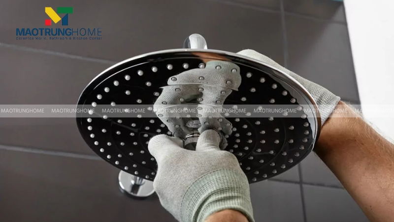 Lắp đặt chi tiết cho từng loại vòi sen