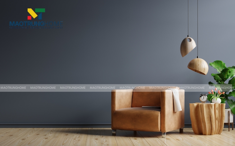 Gạch ốp chân tường đơn sắc màu đen