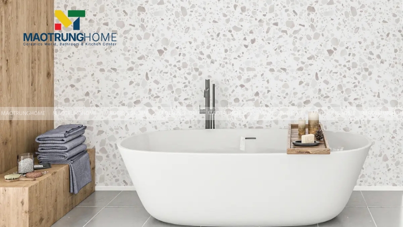 Mẫu gạch ốp theo họa tiết: Gạch terrazzo (mẫu 3).