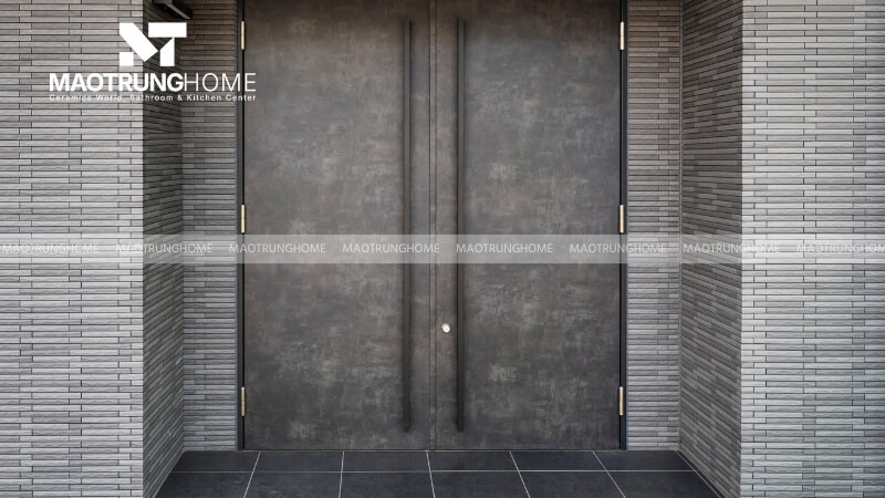 Gạch ốp trụ cổng giả đá (Mẫu 1).