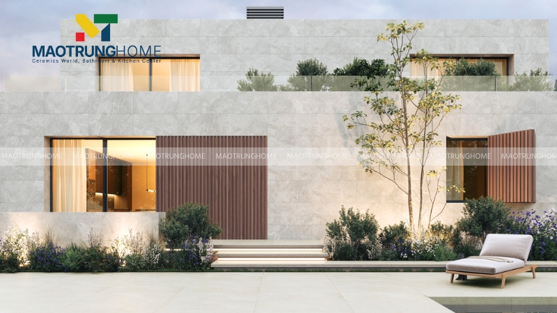 Ưu tiên chất liệu Porcelain chịu lực, chống thấm tốt.