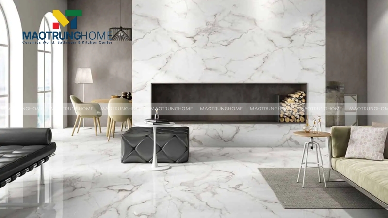 Nguyên nhân nên chọn gạch ốp tường cho phòng khách.