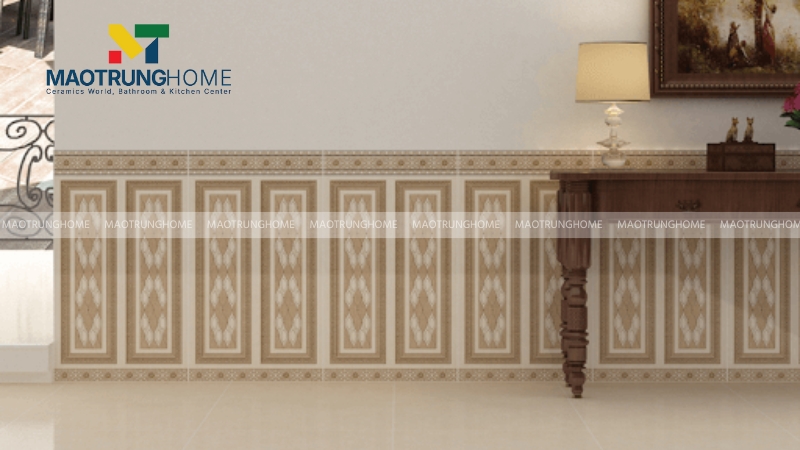 Khi tính thẩm mỹ là ưu tiên số một thì nên ốp gạch chân tường chìm