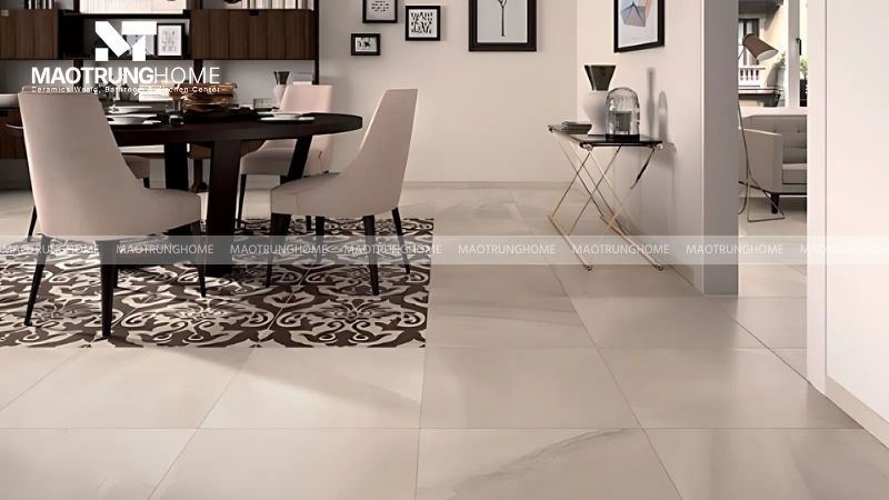 Những nơi có mật độ di chuyển thấp sẽ thích hợp cho gạch Bán Sứ