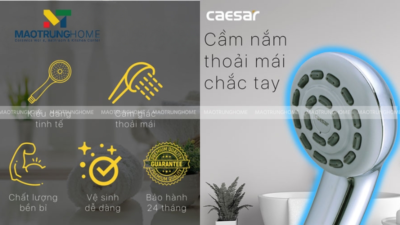 Tay Sen Caesar với kiểu dáng nhỏ gọn và tinh tế