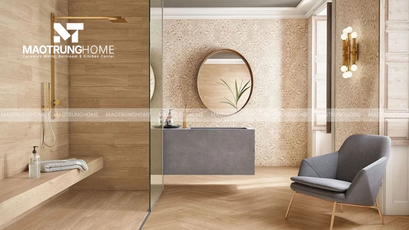 Gạch 60x60 vân gỗ ấn tượng