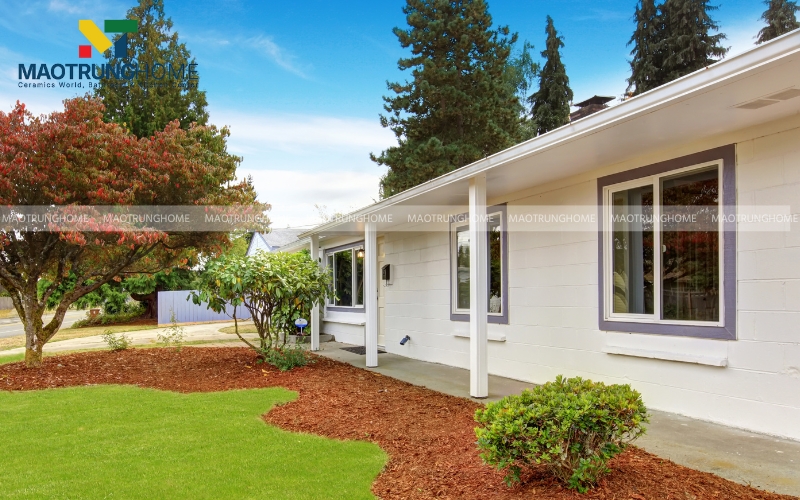 Chân tường ốp gạch Cotto đẹp mắt