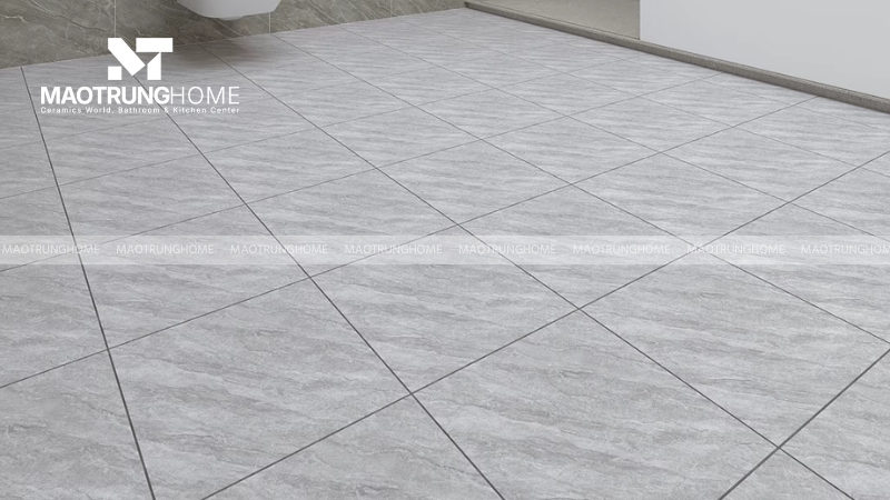 Gạch men mờ (matt) có bề mặt không phản quang, thường có độ nhám nhẹ