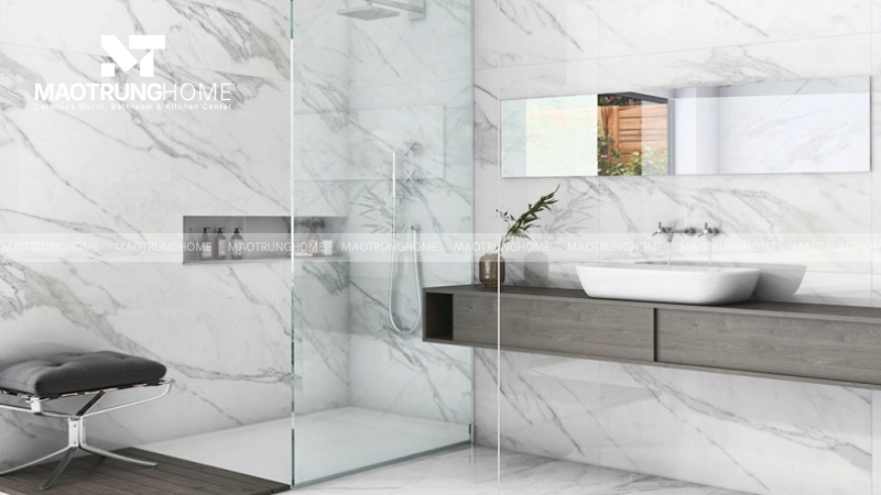 Lưu ý quan trọng nhất là gạch lát nền phải có bề mặt chống trơn trượt