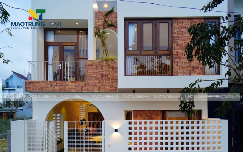 Gạch thẻ ốp tường nhà ống