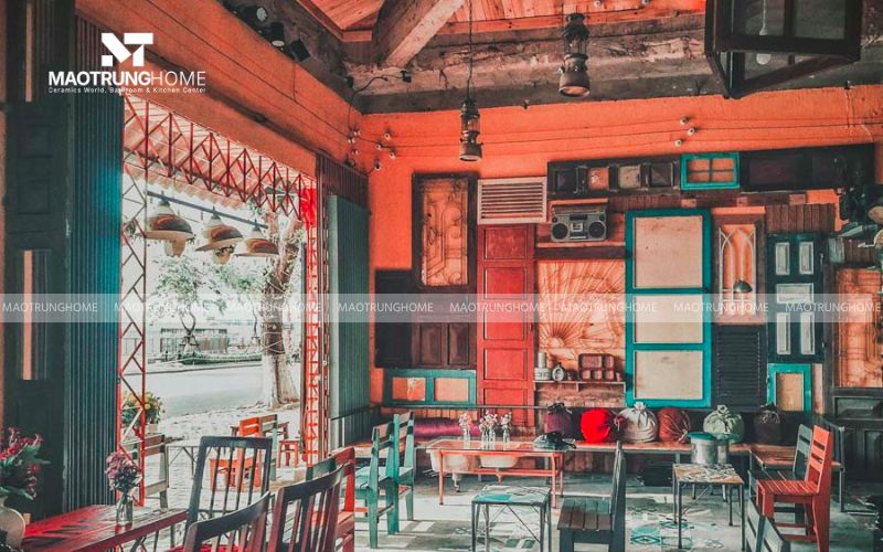 Quán coffee phong cách Retro & Vintage cổ điển