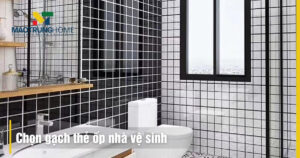 Gạch thẻ ốp nhà vệ sinh