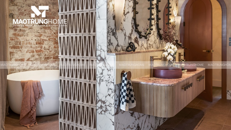 Mẫu gạch thông gió làm vách ngăn (Mẫu 5)