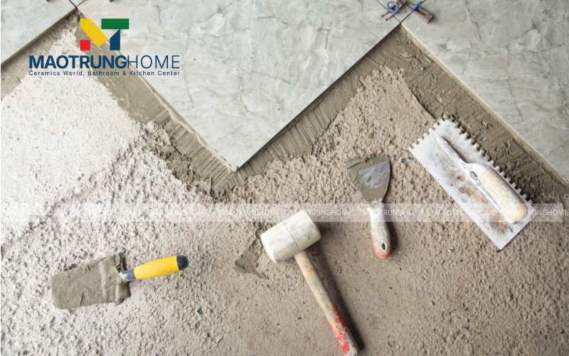 Chuẩn bị bộ dụng cụ thi công cần thiết