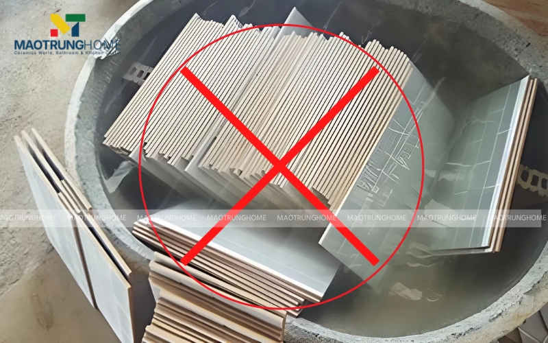 Không nên ngâm gạch vào nước