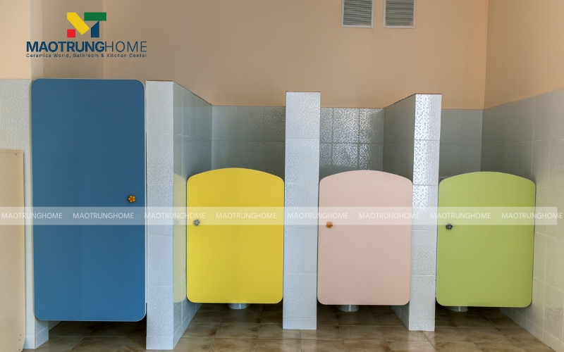 Nhà vệ sinh tại trường mầm non