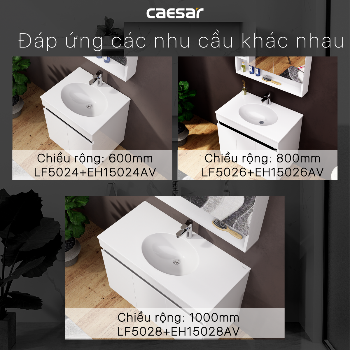 Lavabo + Tủ Treo - LF5028 + EH15028AV - Ảnh 11