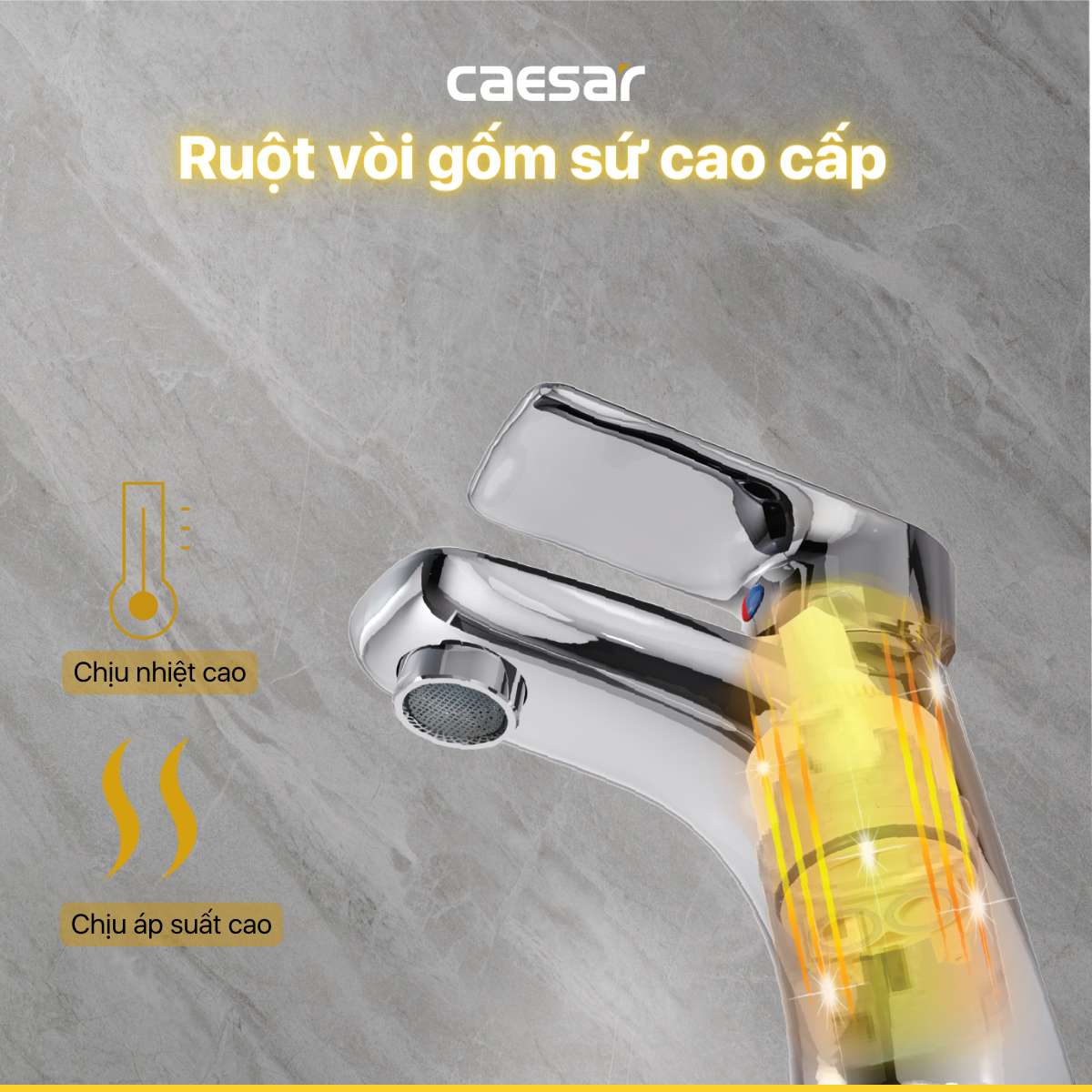 Vòi Lavabo Nóng Lạnh - B560CU - Ảnh 9