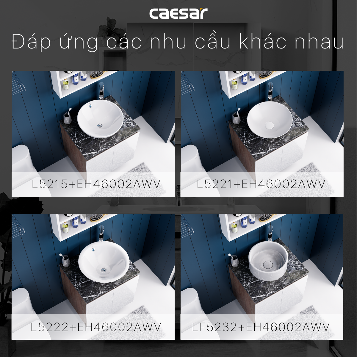 Lavabo và tủ treo L5215 - EH46002AWV - Ảnh 11