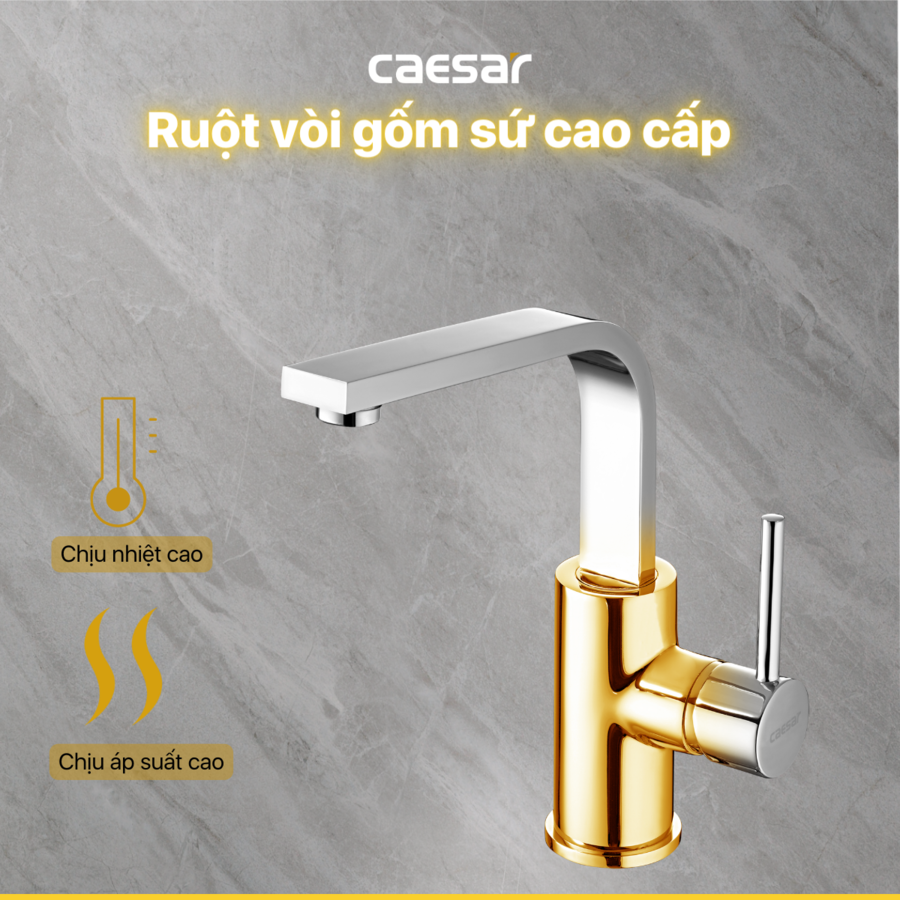 Vòi lavabo nóng lạnh B750CU - Ảnh 8