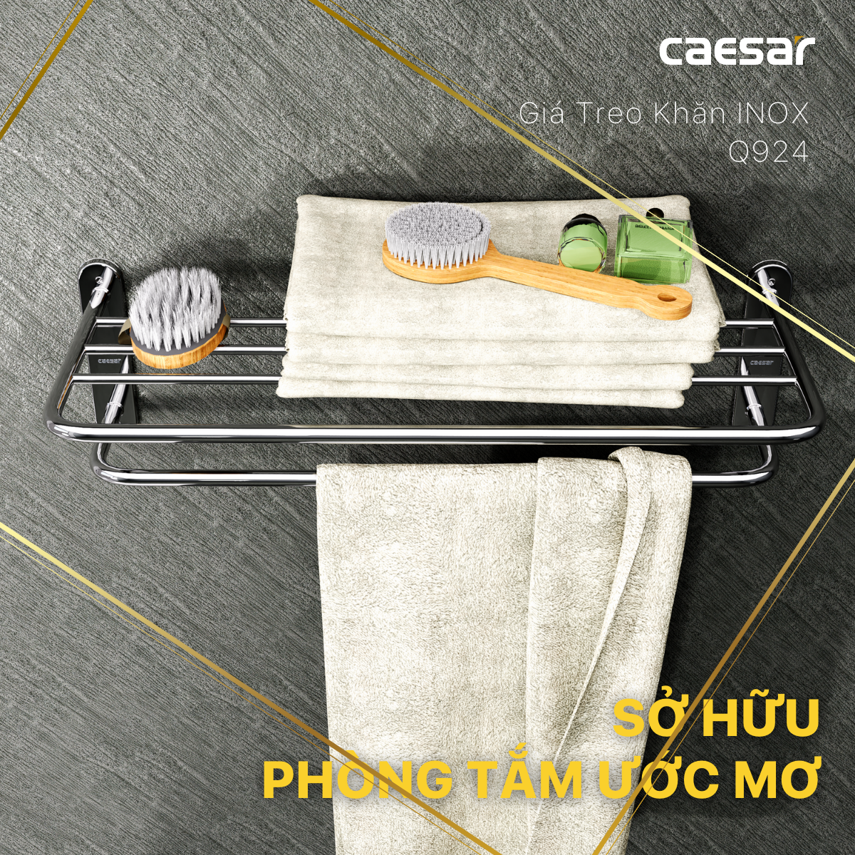 Giá Treo Khăn 2 Tầng - Q924V - Ảnh 11