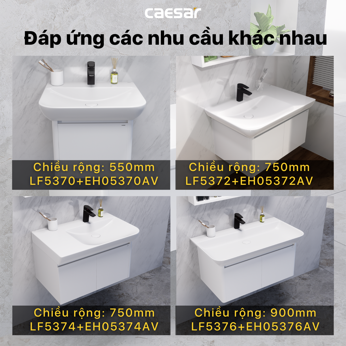 Lavabo + Tủ Treo - LF5370 + EH05370AV - Ảnh 11