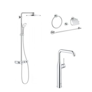 Combo sen vòi cao cấp và phụ kiện SMC Essence GROHE 119198