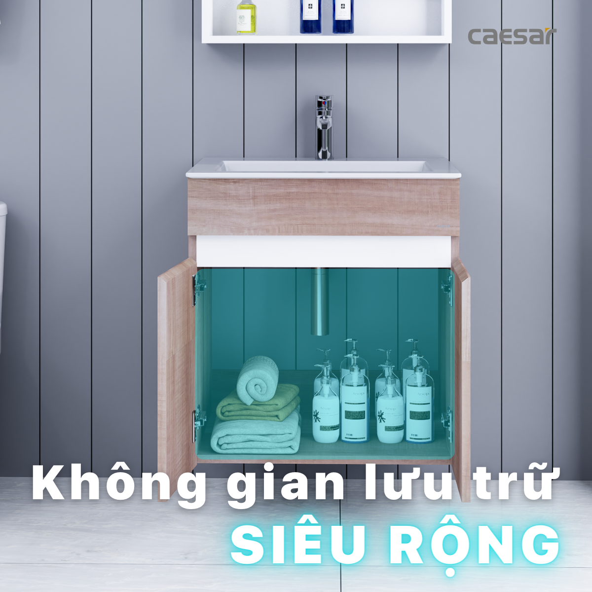 Lavabo + Tủ treo LF5017 + EH15017AW7V - Ảnh 12